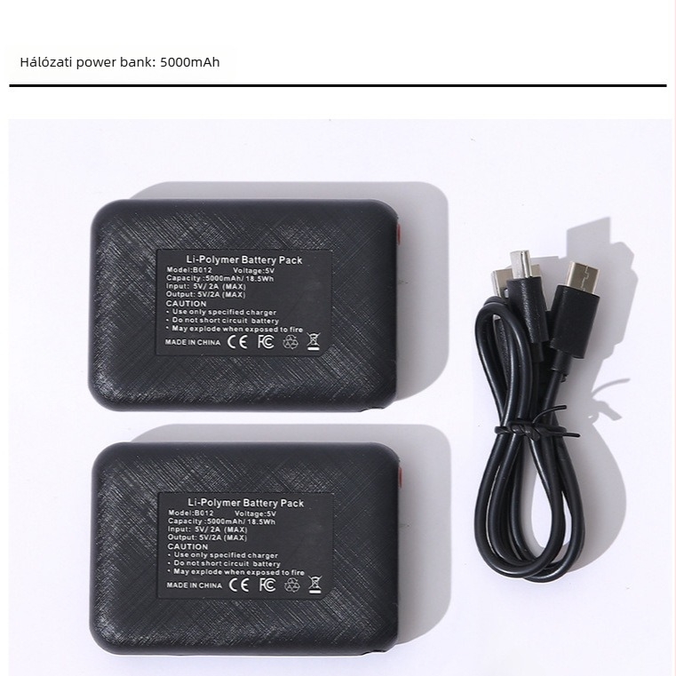 Daphne USB‑töltésű fűtött papucs, unisex, velúr felsőrész, EVA talp