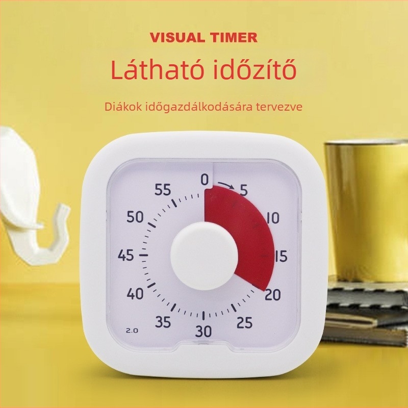 Gyerekeknek szóló digitális időzítő ébresztőóra, kvarc mozgás, ABS ház, akkumulátoros működés, digitális kijelző, ébresztés
