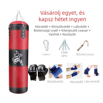 Függő háromréteg ütészsák, Oxford anyagból, 2 kg, otthoni edzéshez