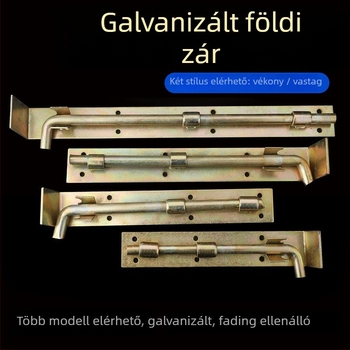 Jinchi Nehéz ajtózár, vasból, színes cinkezett bevonattal