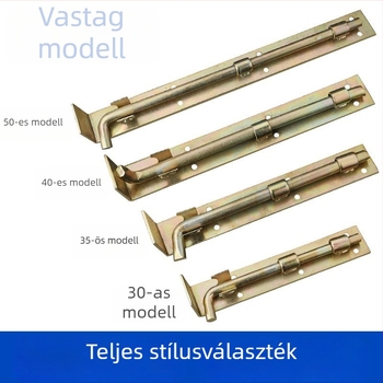 Jinchi Nehéz ajtózár, vasból, színes cinkezett bevonattal