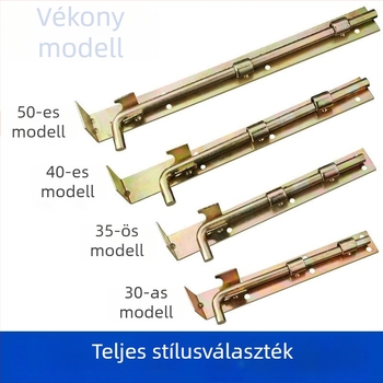 Jinchi Nehéz ajtózár, vasból, színes cinkezett bevonattal