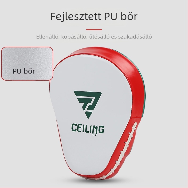 Ztty Görbült kézi célpont boksz és harcművészetekhez – PU, 300 g, Függőleges stílus, Modell Hand Target-1