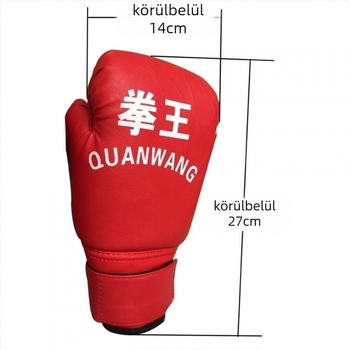 PU anyagú edzés boksz kesztyű, függő típusú, felnőtteknek