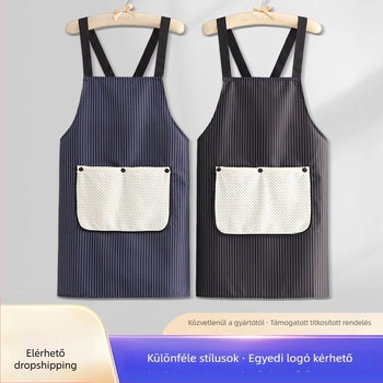 Ujj nélküli kötény, vízálló, poliészter, modern minimalist stílusú konyhai viselet