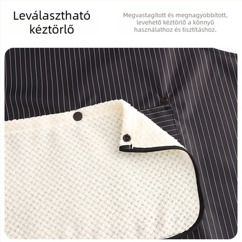 Ujj nélküli kötény, vízálló, poliészter, modern minimalist stílusú konyhai viselet