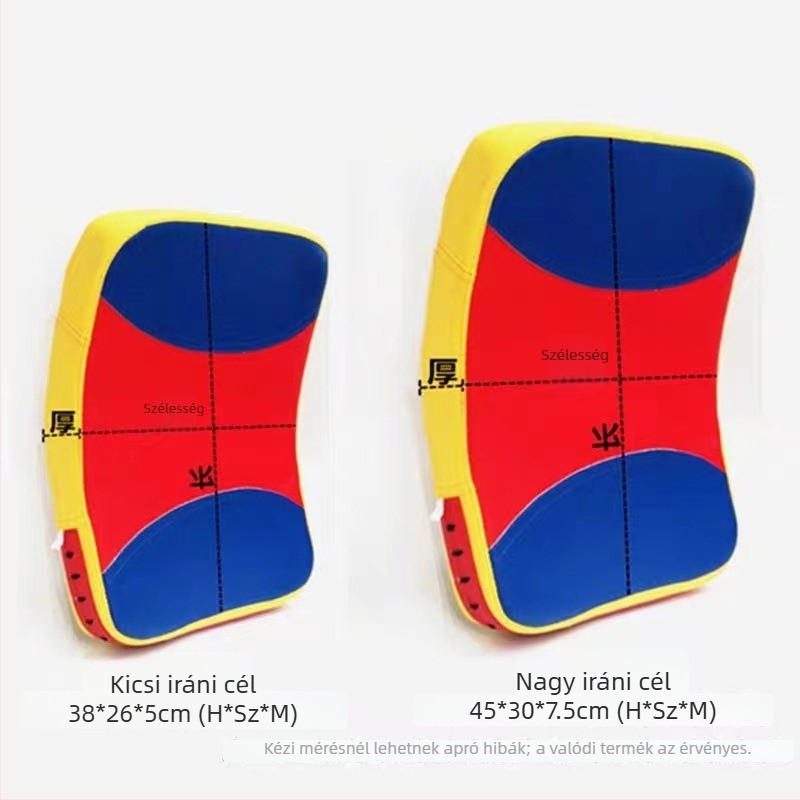 Taekwondo mellkas célpont Sanda edzéshez (PU; függőleges stílus; modell Thai curved chest target; Duoyou)