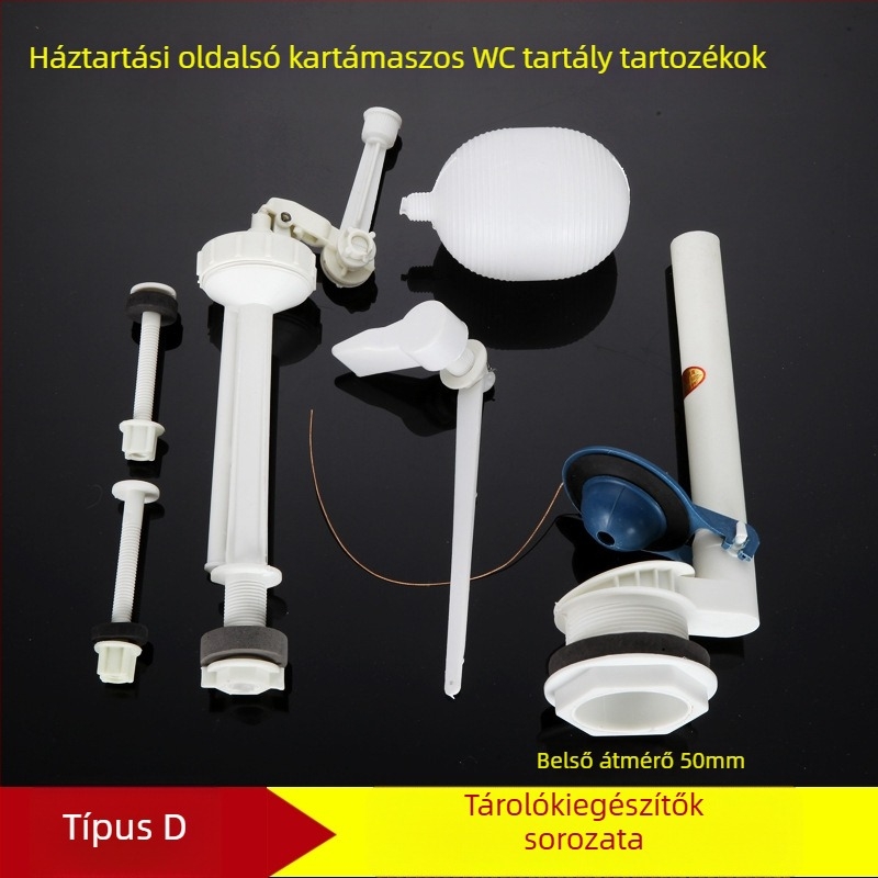 ABS kézzel húzható öblítő tartály úszó szelep, magas falra szerelt WC-hez