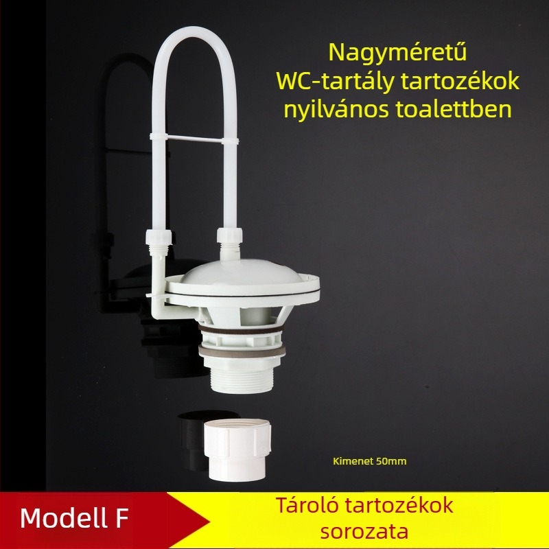 ABS kézzel húzható öblítő tartály úszó szelep, magas falra szerelt WC-hez