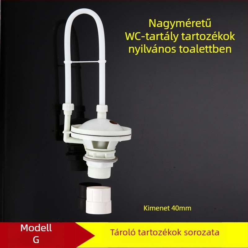 ABS kézzel húzható öblítő tartály úszó szelep, magas falra szerelt WC-hez