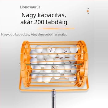 Meishulong automata visszahúzható labdagyűjtő asztali teniszezéshez, mobil görgős kosárral a gyűjtéshez és edzésre