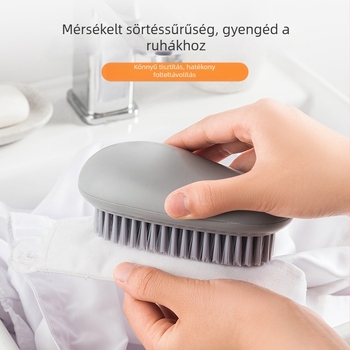 Hosszú nyeletű tisztító ecset, kemény sörtékkel, nem hullik a szál, műanyag kivitelben, fürdőszobai és mosási felhasználásra