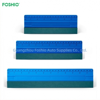 FOSHIO Autófilm és Tapéta kaparó – TPEE anyag, hosszú nyelet és mérőskála