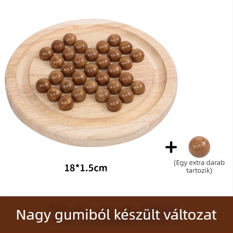 Fából készült Kongming sakk egyéni játékhoz - oktató szellemi fejlesztés, minden korosztály számára