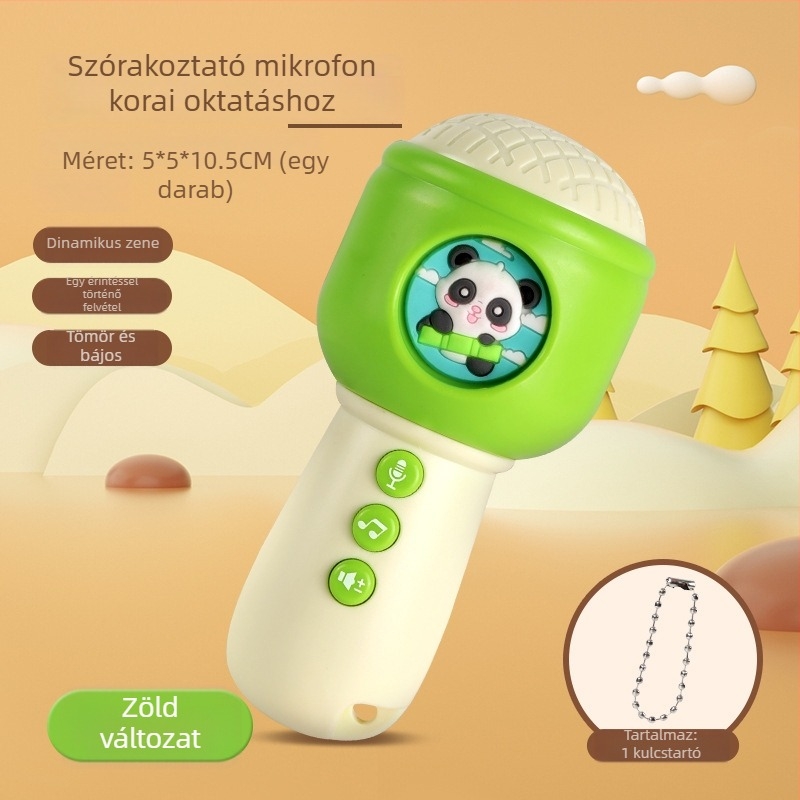 Gyermekek mesetörténet-zenei gép – Oktatási játék, műanyagból, elemes, 4–6 éveseknek