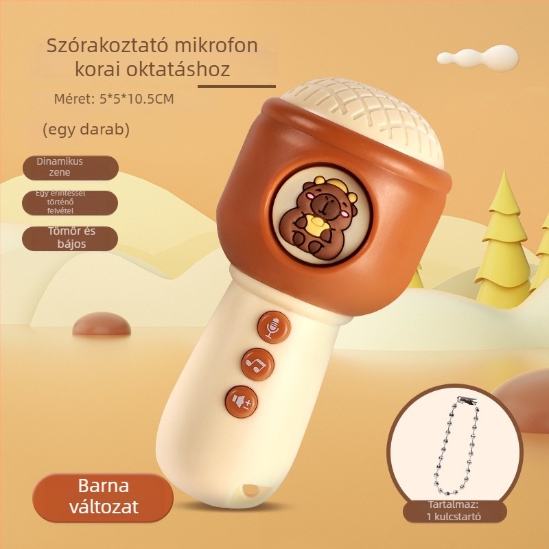 Gyermekek mesetörténet-zenei gép – Oktatási játék, műanyagból, elemes, 4–6 éveseknek