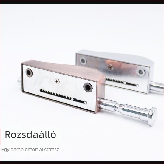 Forgóajtó zár keret ajtókhoz, alumínium ötvözet, spray bevonat, modern egyszerű stílus