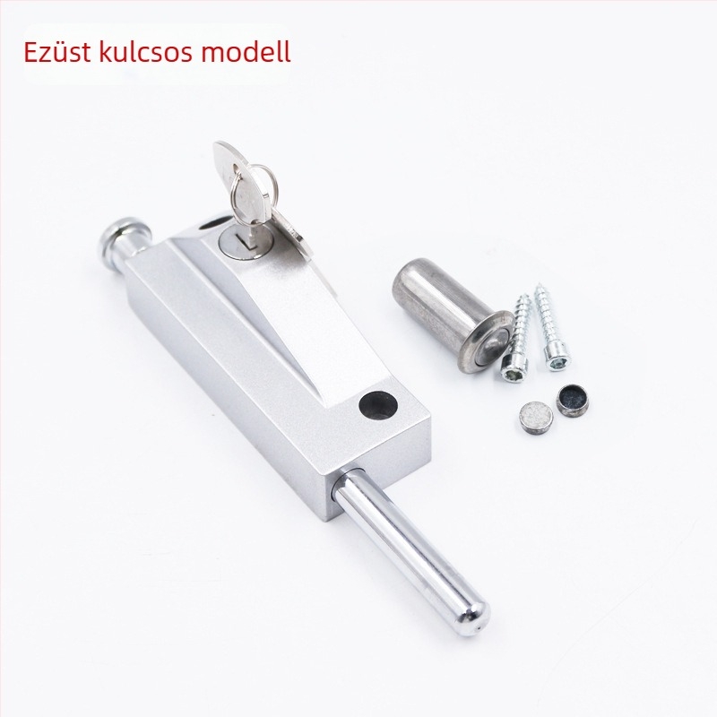 Forgóajtó zár keret ajtókhoz, alumínium ötvözet, spray bevonat, modern egyszerű stílus