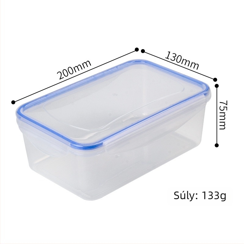 Műanyag cigarettás doboz, zárható, nagy kapacitású (300 darab), újrahasználható, logó nyomtatás elérhető, testreszabás