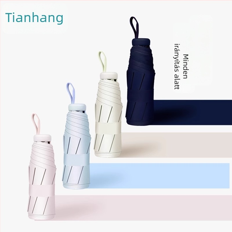 Heaven Napernyő - Összecsukható, Kétfunkciós, UPF50+ UV védelem, Poliészter anyag, Acél bordák, 7 bordák