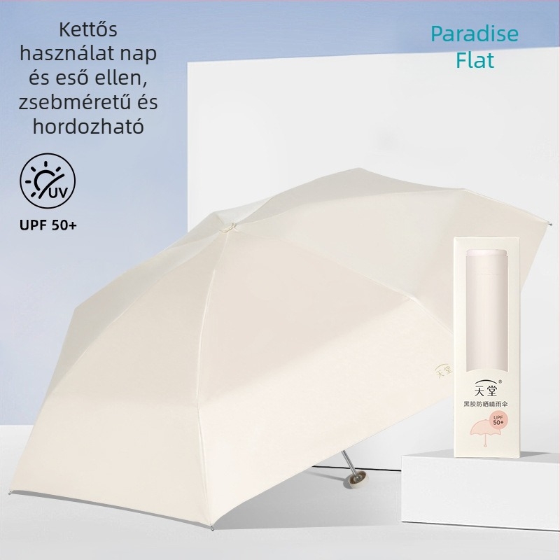 Heaven Napernyő - Összecsukható, Kétfunkciós, UPF50+ UV védelem, Poliészter anyag, Acél bordák, 7 bordák