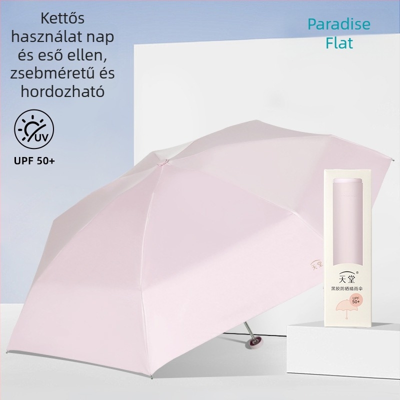 Heaven Napernyő - Összecsukható, Kétfunkciós, UPF50+ UV védelem, Poliészter anyag, Acél bordák, 7 bordák