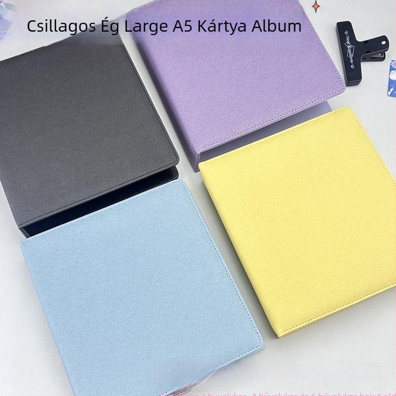 PU-korlátú fotóalbum, kötés binderrel, laza oldalas stílusban, hagyományos fényképekhez, oldal opciók: 0/25/50.