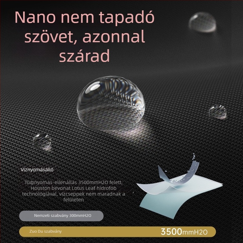 Teljesen automata esernyő, szélálló viharos esőre, 170T vászon, ötvözet bordázat, ötvözet nyél
