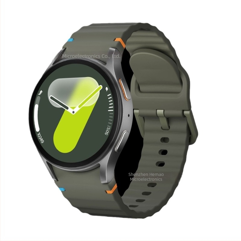 HD WATCH7 mini okosóra AMOLED kijelzővel, alumínium ötvözet tokkal, vízálló, 7-14 napos üzemidő, pulzusmérés