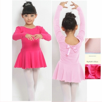 Lányok nyári balettruha, 68% spandex, 3–8 éveseknek