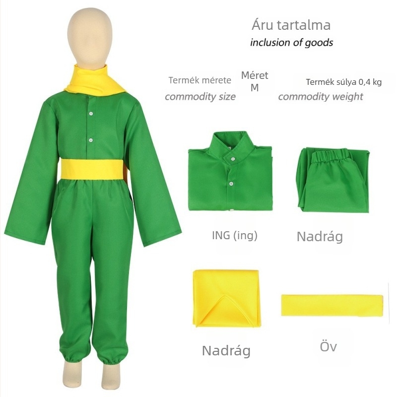A Kis Herceg cosplay kosztümje színházi előadásokhoz – uniszex, poliészter, téli 2022 kiadás