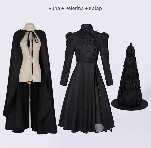 Cosplay ruha hosszú ujjal - uniszex, jacquard poliészter 80-90%, drámai előadás, 2024 tavasz