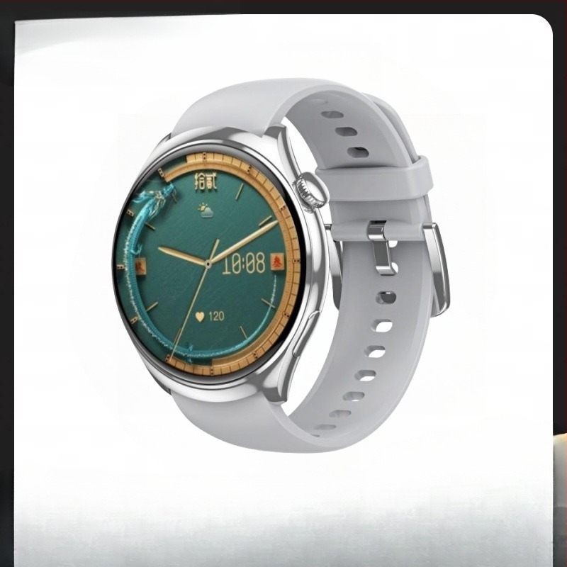 Okosóra nem invazív vércukor, vérnyomás, pulzus, vér oxigén-szint és húgysav monitorozással (Bluetooth hívások, NFC, 7-14 napos akkumulátor)