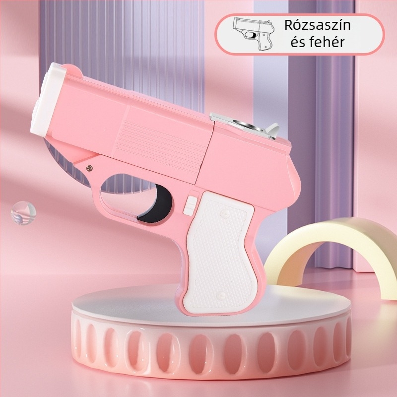 Fém alakú pisztoly formájú öngyújtó és cigarettatároló, bután, szélálló, testreszabható logó, 100 darabos doboz