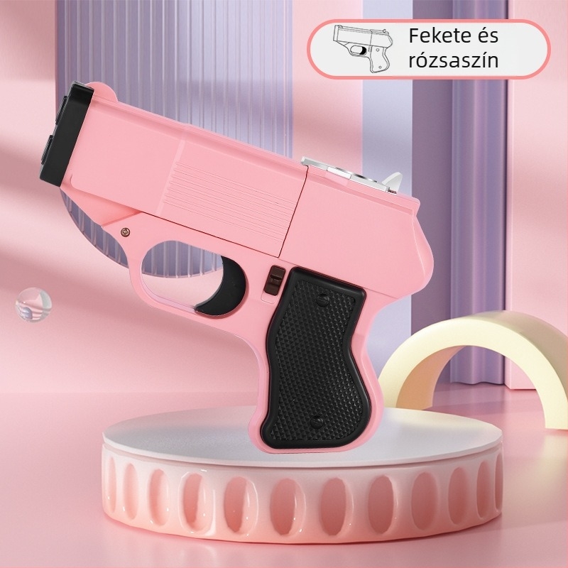 Fém alakú pisztoly formájú öngyújtó és cigarettatároló, bután, szélálló, testreszabható logó, 100 darabos doboz