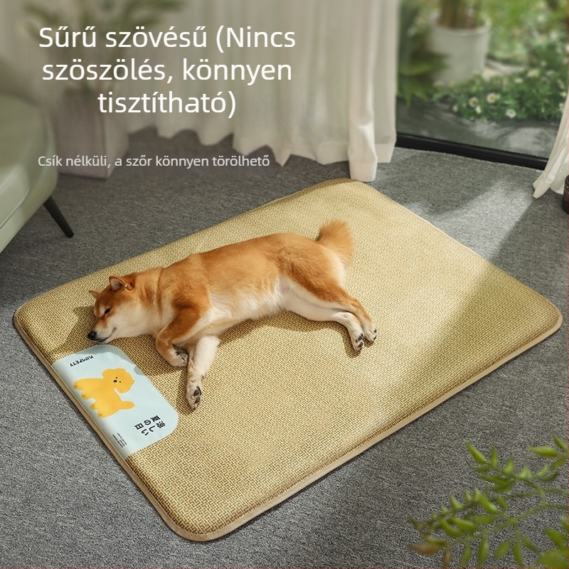 Háziállat hűtő matrac, légáteresztő spongabázis, macskák és kutyák számára, mosható, beltéri használatra