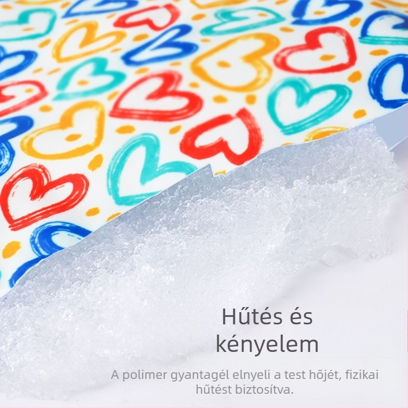 Nyári hűtő párna háziállatoknak, kutyáknak és macskáknak, gel alapú hűtés, könnyen tisztítható
