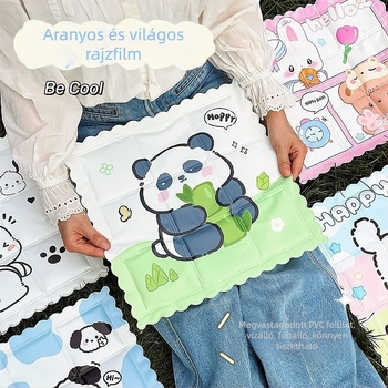 PVC anyagú jégpárna, jégkristály töltettel, 0,2 kg súly, hűtésre és hőguta megelőzésére.