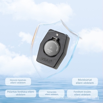 Li-ion gombakkumulátor töltő LIR2032/LIR2025, USB töltő, bemenet AC110-240V, kimenet 2.8-8.7V, KC tanúsított