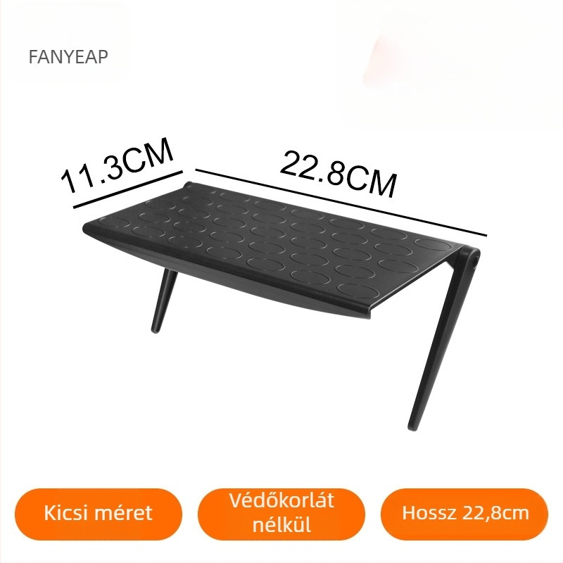 Router tálca TV-boxhoz és monitorhoz – 1-szintes nappali rendező, fúrás nélküli szerelés, modern minimalista stílus