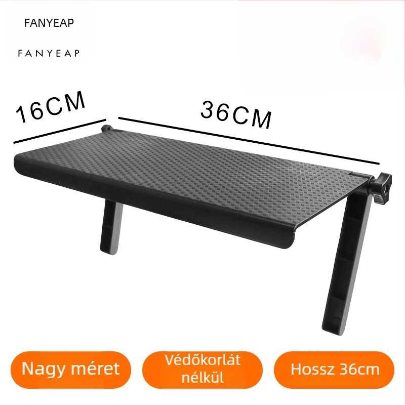 Router tálca TV-boxhoz és monitorhoz – 1-szintes nappali rendező, fúrás nélküli szerelés, modern minimalista stílus