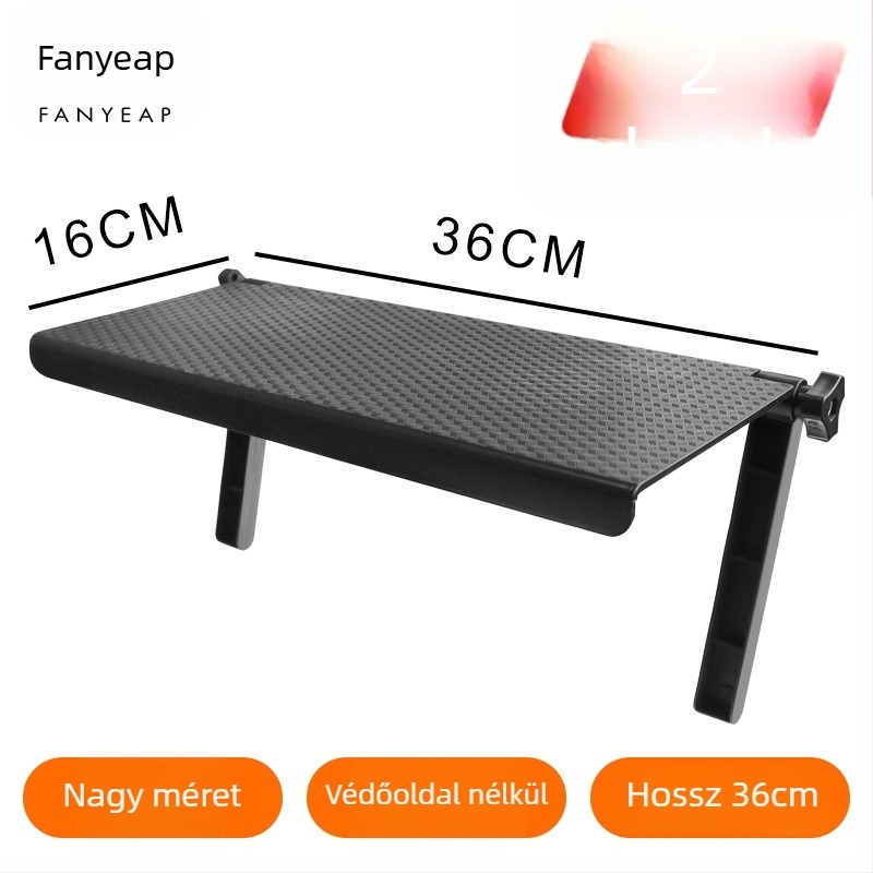 Router tálca TV-boxhoz és monitorhoz – 1-szintes nappali rendező, fúrás nélküli szerelés, modern minimalista stílus