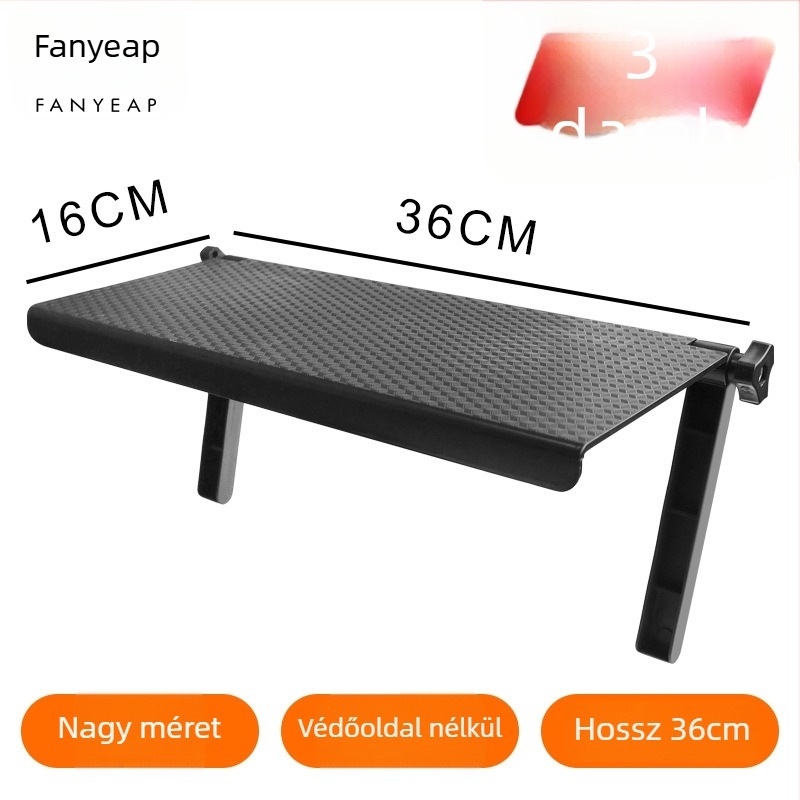 Router tálca TV-boxhoz és monitorhoz – 1-szintes nappali rendező, fúrás nélküli szerelés, modern minimalista stílus
