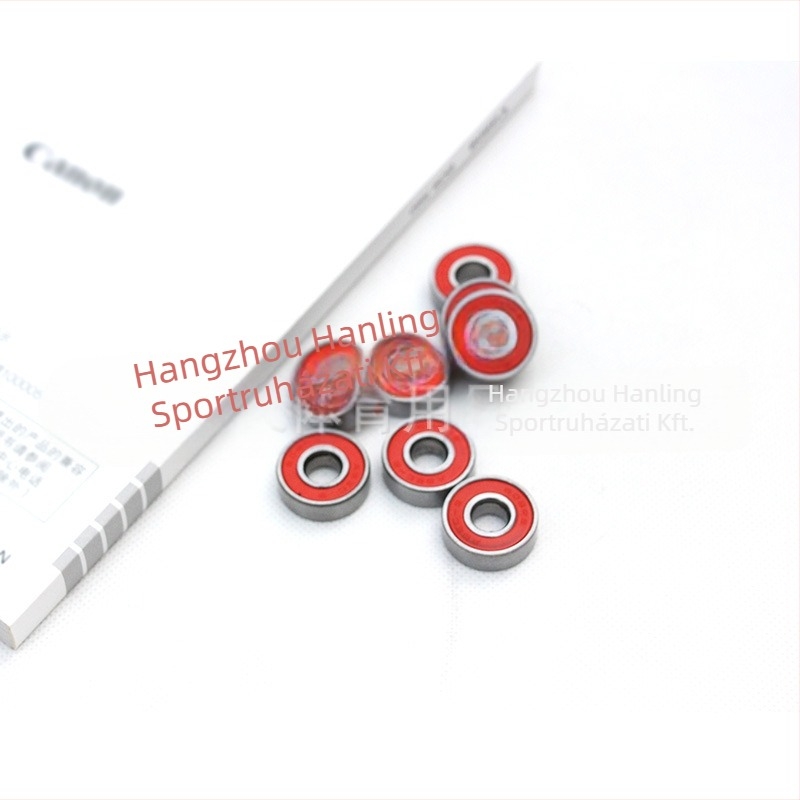 Fiberskate skateboardcsapágyak, szénacél, ABEC-9, kompatibilis skateboardhoz és görkorcsolyához