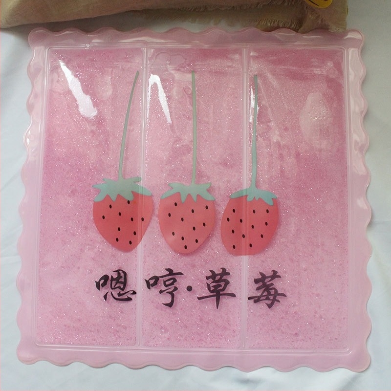 Karikatúrás hűtőpad irodai használatra, PVC-gél párna (Anyag: PVC • Töltet: víz • Stílus: karikatúra • Használat: hűtés és hőguta megelőzése)