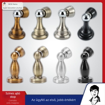 Cinkötvözetből készült minimalist ajtócsukó, beltéri fa ajtókhoz, falra szerelhető CT-01, kézi működtetés, standard felépítés