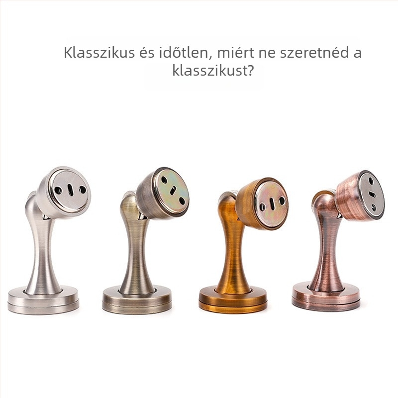 Cinkötvözetből készült minimalist ajtócsukó, beltéri fa ajtókhoz, falra szerelhető CT-01, kézi működtetés, standard felépítés