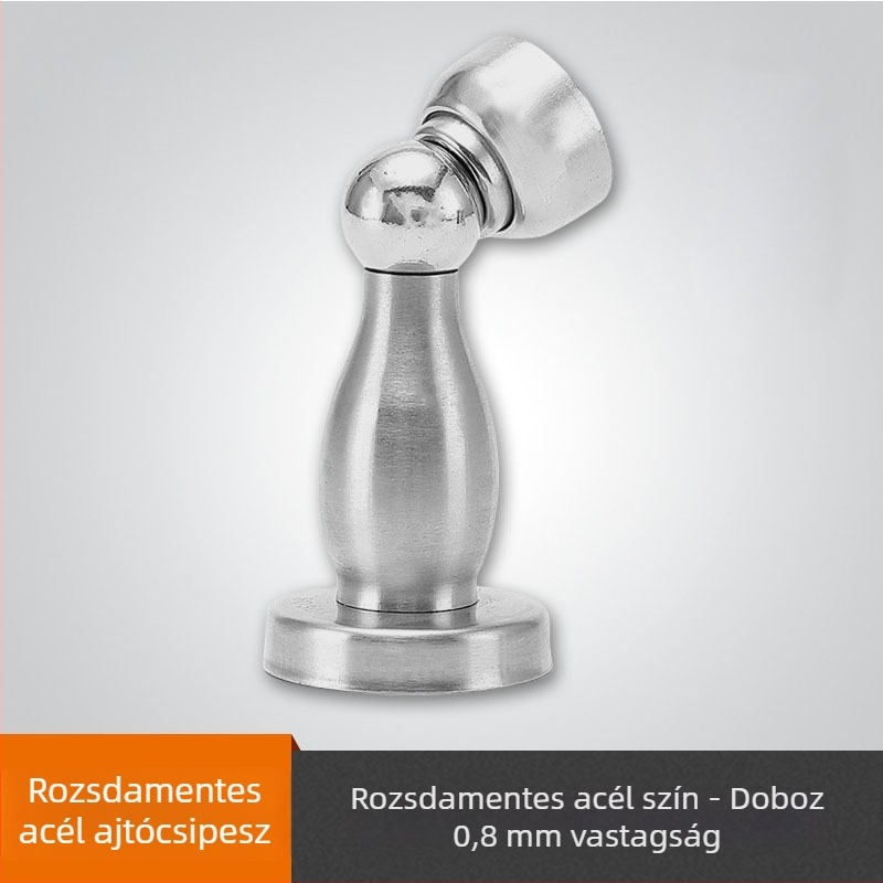 Cinkötvözetből készült minimalist ajtócsukó, beltéri fa ajtókhoz, falra szerelhető CT-01, kézi működtetés, standard felépítés