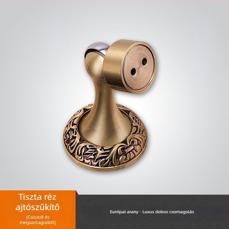 Cinkötvözetből készült minimalist ajtócsukó, beltéri fa ajtókhoz, falra szerelhető CT-01, kézi működtetés, standard felépítés