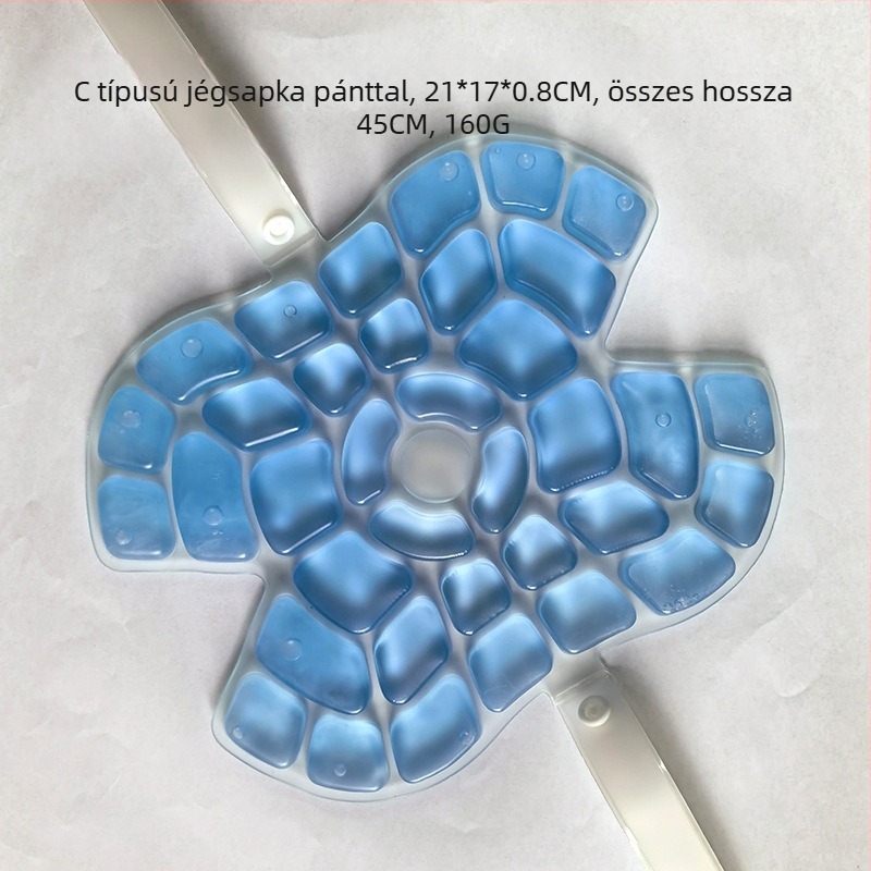 Kalaphoz való jégpad: TPU anyag, PCM hűtő töltet, egyszerű stílus, 100 g (TPU, PCM, 100 g)